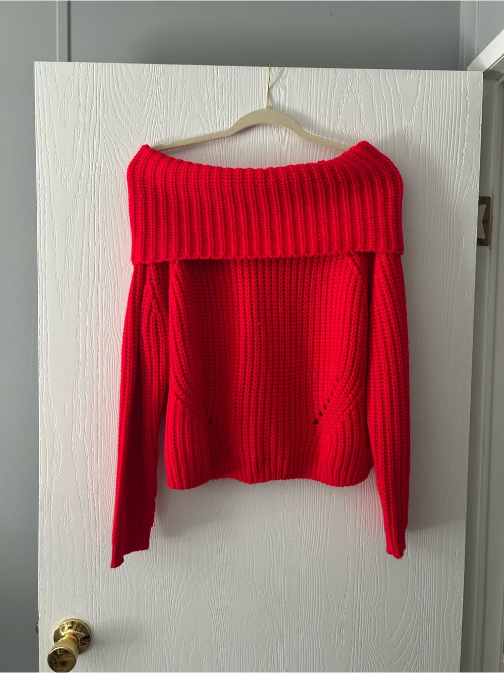 Red Crop Sweater